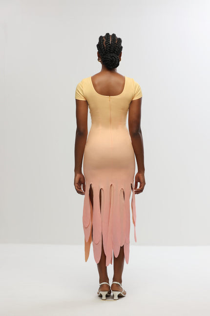 Aluka | Kaya Laser-cut Dress