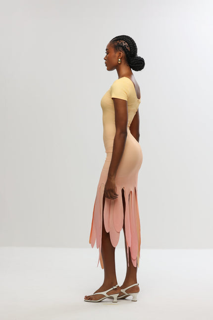 Aluka | Kaya Laser-cut Dress