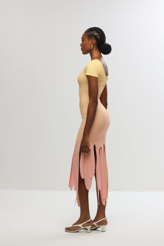 Aluka | Kaya Laser-cut Dress