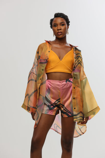 Aluka | ASIKA SATIN SHORTS
