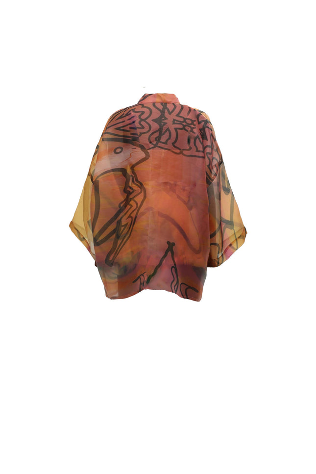 Aluka | Asika Oversized Print Shirt