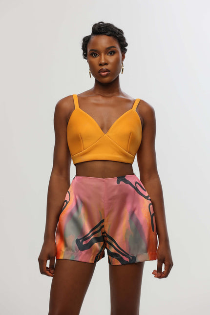 Aluka | ASIKA SATIN SHORTS