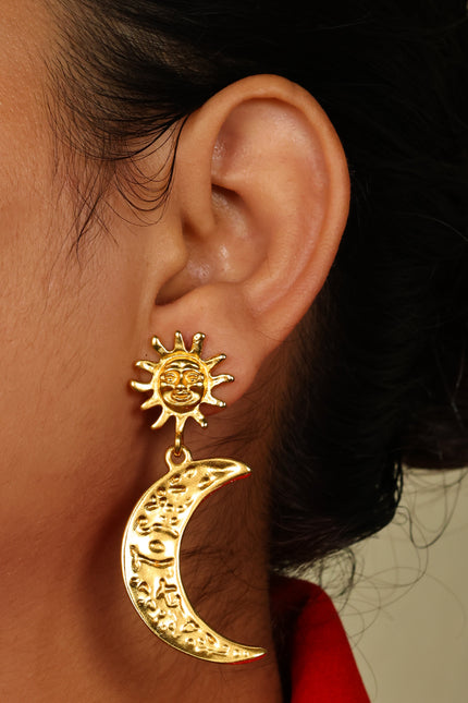 Arvino | Chand Suraj Studs in Sterling Silver
