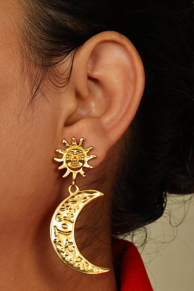 Arvino | Chand Suraj Studs in Sterling Silver