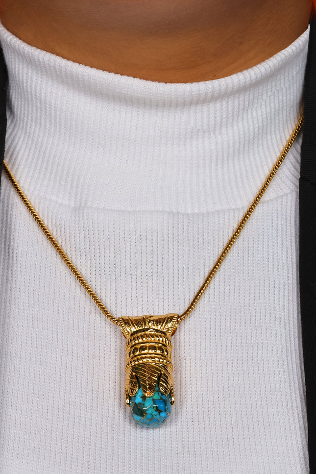 Arvino | Turquoise Potion Unisex Chain Necklace