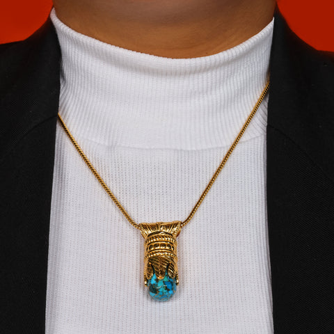 Arvino | Turquoise Potion Unisex Chain Necklace
