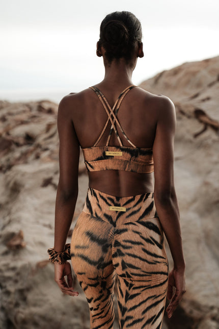 Befitnesslou | Top Ambar Tiger animal print