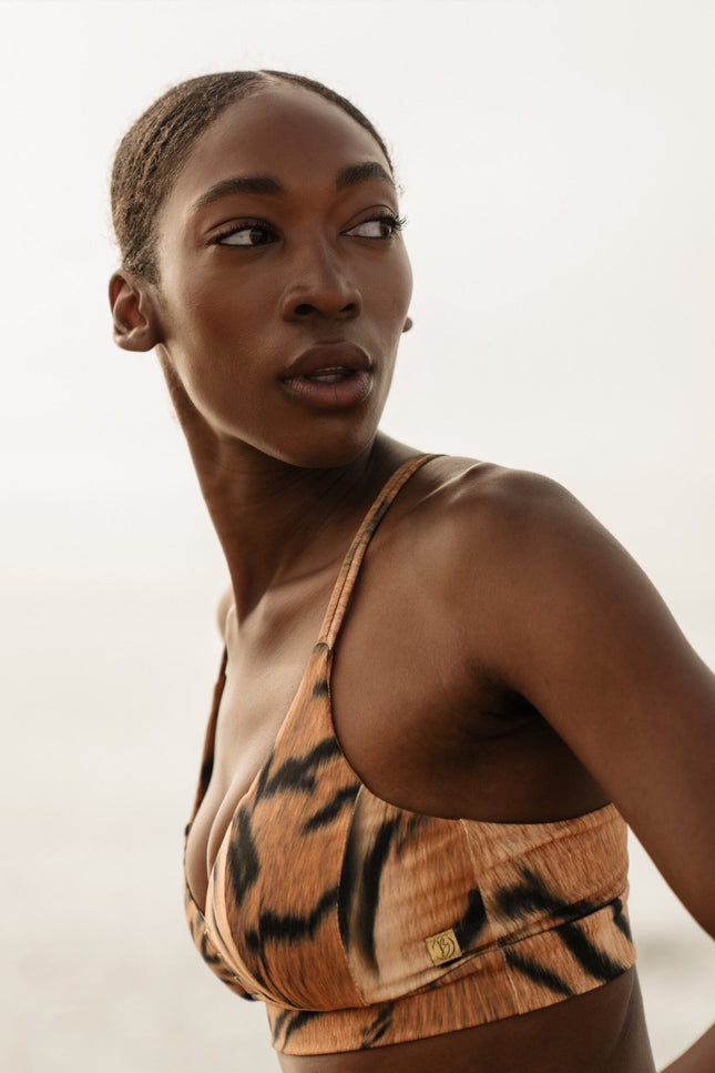 Befitnesslou | Top Ambar Tiger animal print