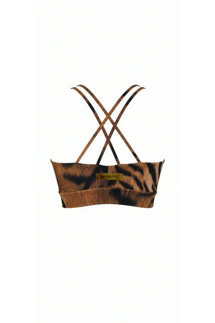Befitnesslou | Top Ambar Tiger animal print