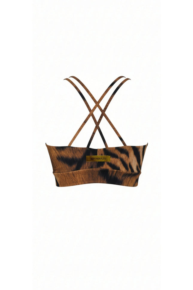 Befitnesslou | Top Ambar Tiger animal print