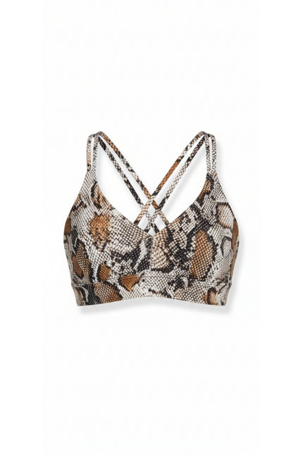 Befitnesslou | Top Ambar White snake print