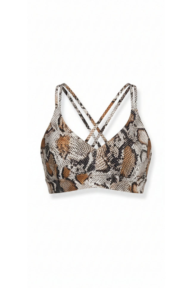 Befitnesslou | Top Ambar White snake print
