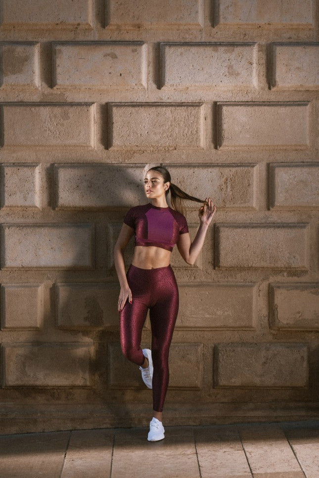 Befitnesslou | Leopard red riding legging