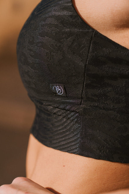 Befitnesslou | Orio black leopard top