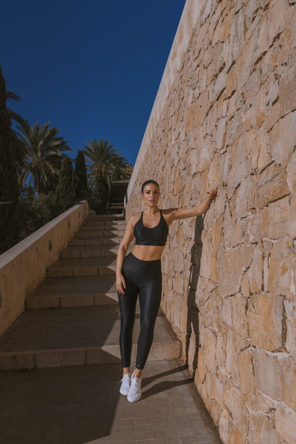 Befitnesslou | Black leopard legging