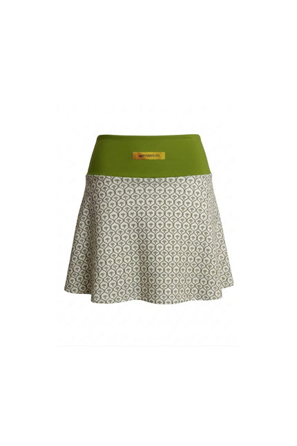 Befitnesslou | Skirt Mint Flor de Lis print