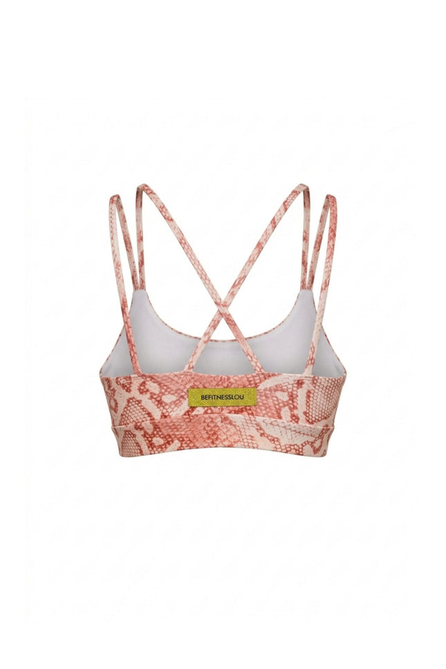 Befitnesslou | Bra Coral Snake print