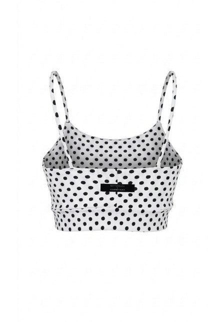 Befitnesslou | Bra CB Polkadot Comfy White&Black