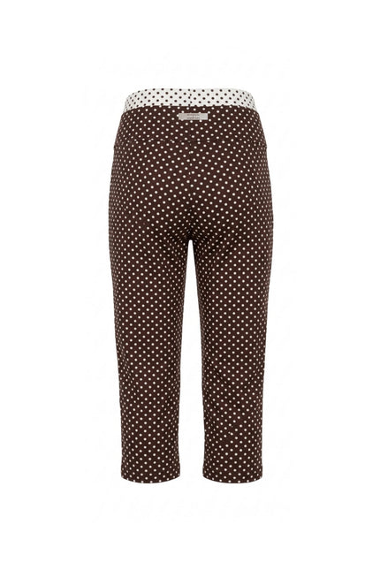 Befitnesslou | Capri CB Polkadot Brown&Off White