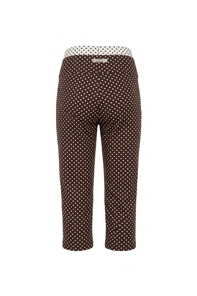 Befitnesslou | Capri CB Polkadot Brown&Off White