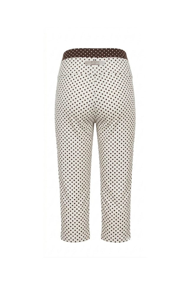 Befitnesslou | Capri CB Polkadot Off White&Brown