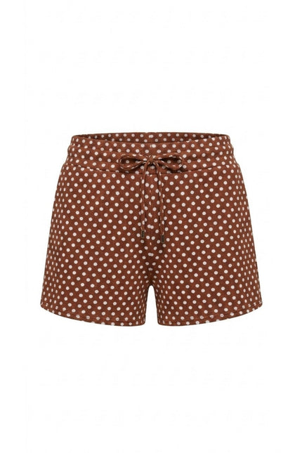Befitnesslou | Krótkie CB Polkadot Comfy Brown&White