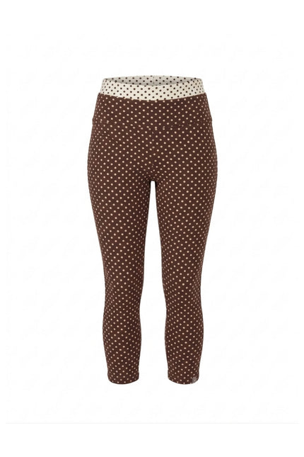 Befitnesslou | Capri CB Polkadot Brown&Off White