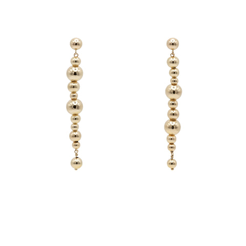 Pas de Marque | Gold-filled earrings La Chenille