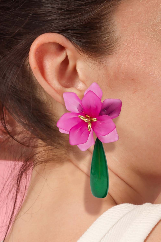 Michael Nash Jewelry | Kolczyki z klipsem Flora