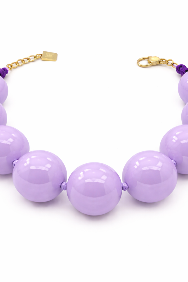 Michael Nash Jewelry | Lucy Lavender Gumball Necklace