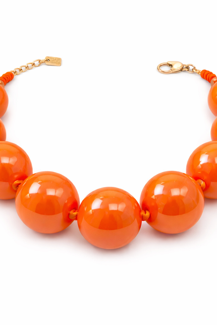 Michael Nash Jewelry | Lucy Orange Gumball Necklace