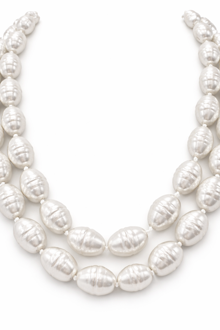Michael Nash Jewelry | Marion 20 Mm 48 Inch Glass Baroque Pearls