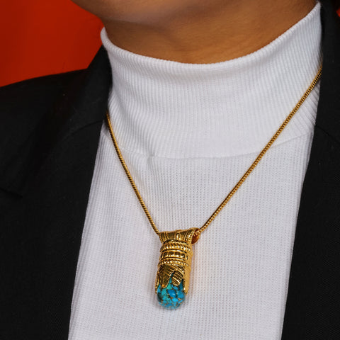Arvino | Turquoise Potion Unisex Chain Necklace
