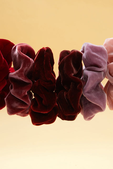 Soft Strokes Silk | Velvet Handmade Lipstick Hair Band