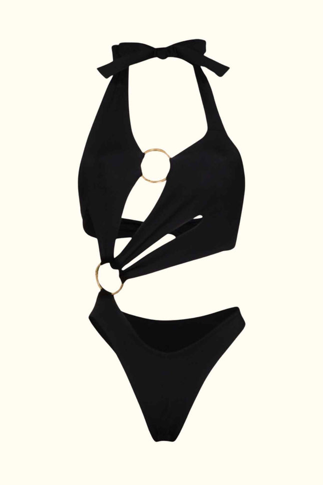 Say no more I Posidonia Hoops One Piece Black