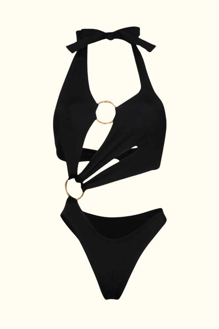 Say no more I Posidonia Hoops One Piece Black