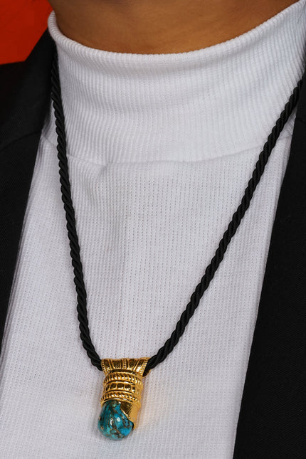 Arvino | Turquoise Potion Unisex Thread Necklace