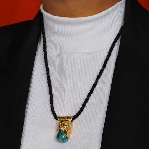 Arvino | Turquoise Potion Unisex Thread Necklace