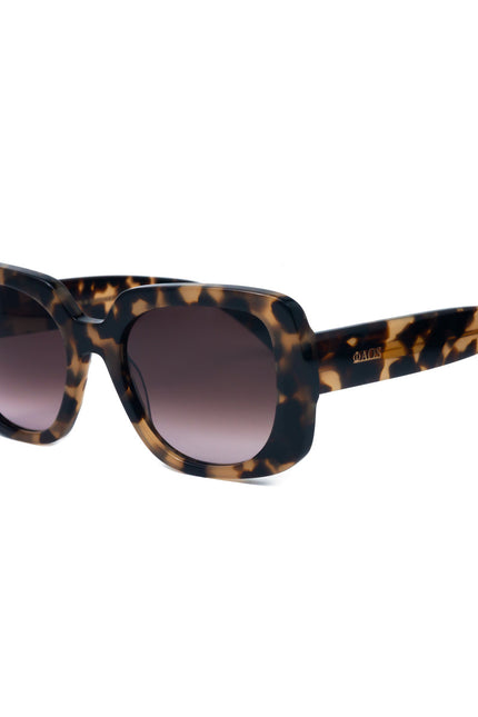 Faos Concept I RHODES IN MARBLE BROWN WITH PURPLE GRADIENT LENSES
