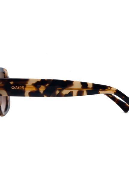 Faos Concept I RHODES IN MARBLE BROWN WITH PURPLE GRADIENT LENSES