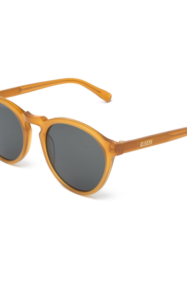 Faos Concept I TINOS IN ELECTRUM AMBER WITH ALGAE GREEN LENSES