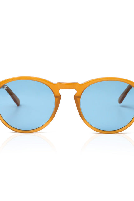 Faos Concept I TINOS IN ELECTRUM AMBER WITH KYANO BLUE LENSES