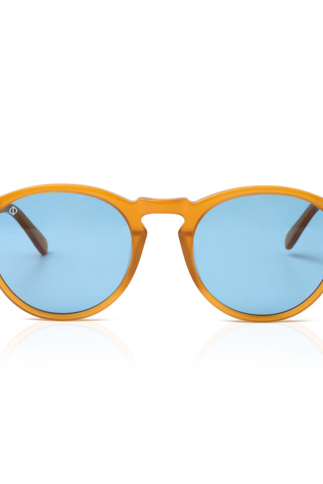 Faos Concept I TINOS IN ELECTRUM AMBER WITH KYANO BLUE LENSES