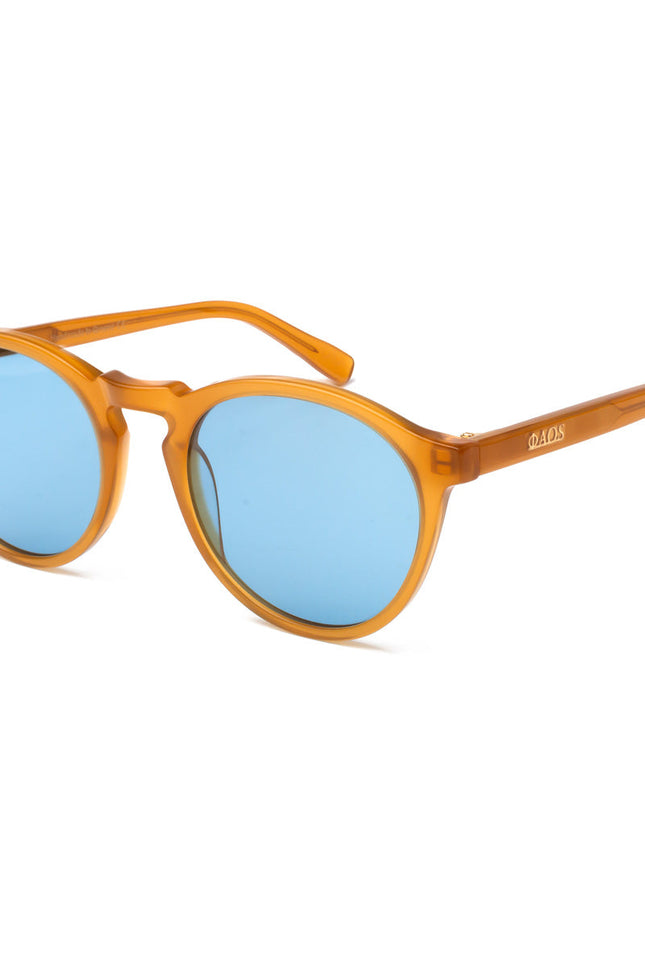 Faos Concept I TINOS IN ELECTRUM AMBER WITH KYANO BLUE LENSES
