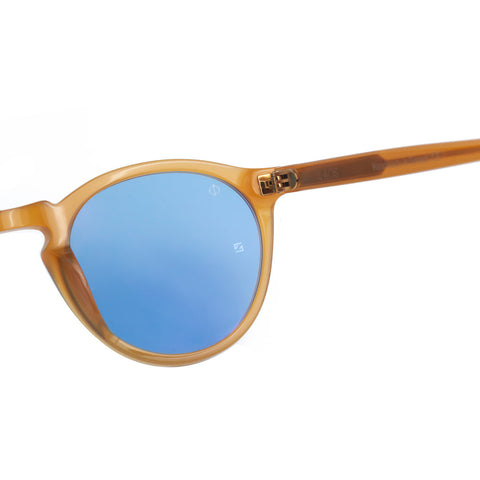Faos Concept I TINOS IN ELECTRUM AMBER WITH KYANO BLUE LENSES