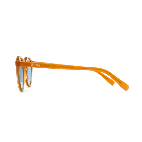 Faos Concept I TINOS IN ELECTRUM AMBER WITH KYANO BLUE LENSES