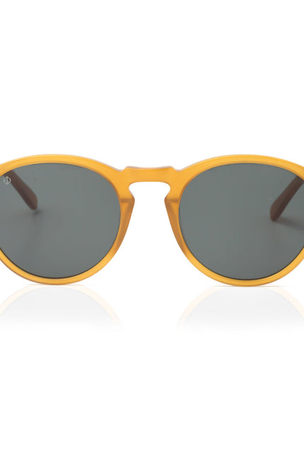 Faos Concept I TINOS IN ELECTRUM AMBER WITH ALGAE GREEN LENSES