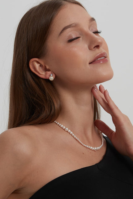 Miss Cecilia | Dianna Classic Pearl Ear Studs