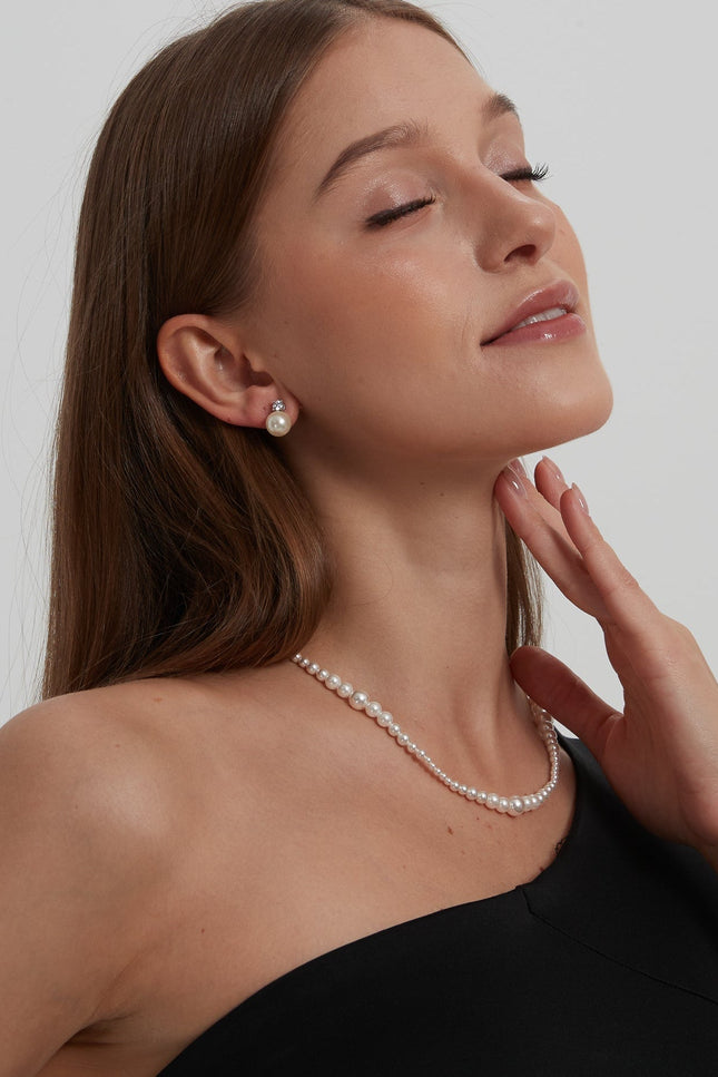 Miss Cecilia | Dianna Classic Pearl Ear Studs
