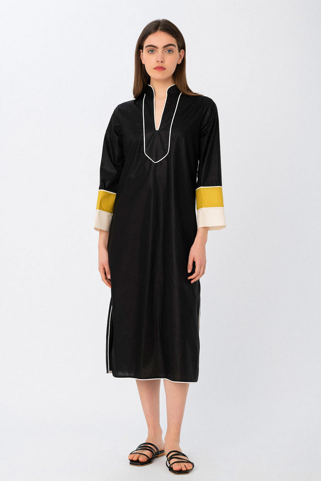 Elizabeth LaGre | Black Midi dress